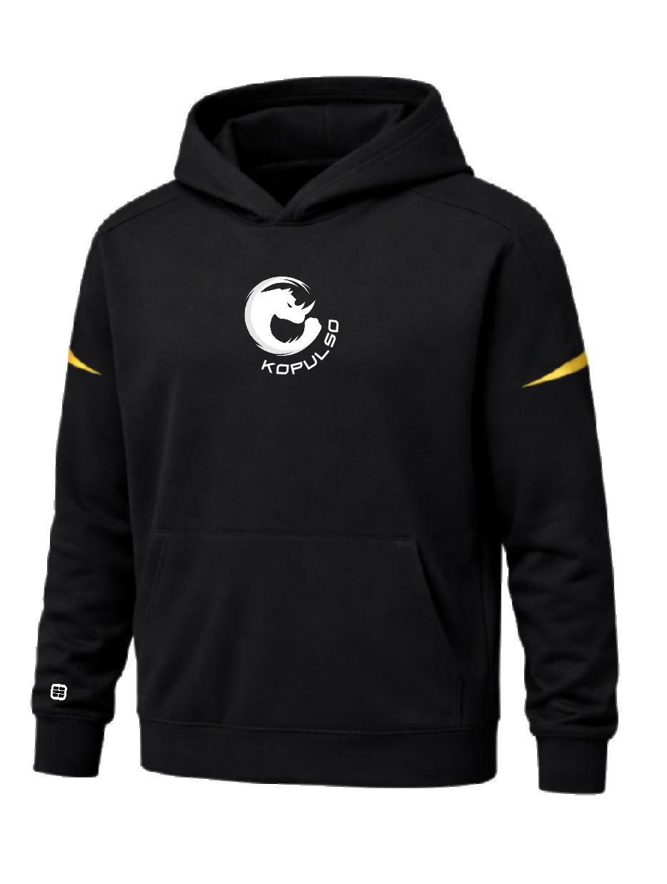 Rino Legacy Force/KOPULSO/ Blanco Official Hoodie- Buzo Oficial Negro